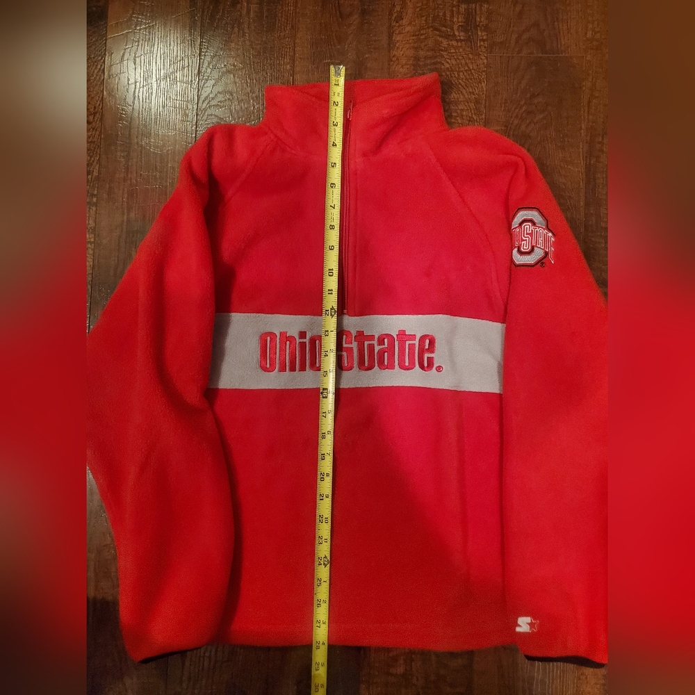 Gently used women's Ohio State starter fleece pullover size XL